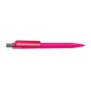 Personalized Dot Pens with Transparent Clip Dark Pink