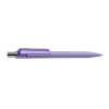 Personalized Dot Pens with Transparent Clip Purple