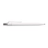 Personalized Dot Pens with Transparent Clip White