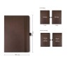 Exquisite Brown Leather Notebook 