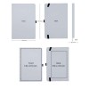 White PU Leather Cover Notebook 