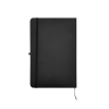 Personalized A6 Size PU Leather Notebook Black