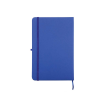 Personalized A6 Size PU Leather Notebook Blue