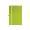 Personalized A6 Size PU Leather Notebook Lime Green