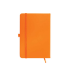 Personalized A6 Size PU Leather Notebook Orange
