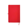 Personalized A6 Size PU Leather Notebook Red