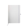 Personalized A6 Size PU Leather Notebook White