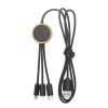 Promotional 3-in-1 Multi-Charging Cable 100 cm with Light-up Logo
