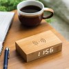 Personalized Corporate Wireless Charger with Clock
