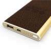 Personalized Logo Leather Power bank