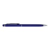 Personalized Slim Metal Pens with Stylus Blue