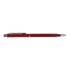 Personalized Slim Metal Pens with Stylus Red