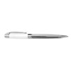 Personalized Silver Dorniel Designs Metal Pens White
