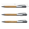Chrome and Bamboo Metal Pens 