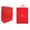 A3 Vertical Red Paper Shopping Bags 