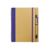 Promotional Recycled Notepad with Pen Blue