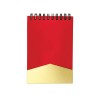 Promotional Recycled Notepad with Pen Red