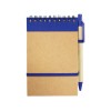 Promotional Recycled Notepads with Pen Blue