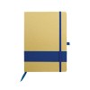 Personalized Eco-Friendly Notebooks with Pen Holder Blue