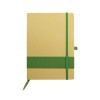Personalized Eco-Friendly Notebooks with Pen Holder Green