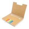 Promotional Spiral Notebook with Sticky Note and Pen 