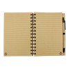 Promotional Bamboo Notebook with Pen 
