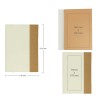 A5 Hard Cover Notebooks, 80 Sheets, 80gsm Milk Papers