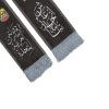 Promotional UAE Flag Heavy Satin Scarf with Silver Tassel