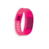 Promotional Silicone Wristbands with Digital Watch Pink