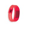 Promotional Silicone Wristbands with Digital Watch Red