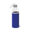 Promotional Glass Bottles with Sleeves Blue