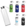 Promotional Logo Glass Bottles with Sleeves