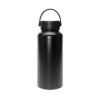 Personalized Double Wall Stainless Steel Flask Black