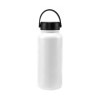 Personalized Double Wall Stainless Steel Flask White