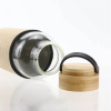 Personalized Glass Bottles with Bamboo Lid and Eco Sleeve
