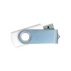 Personalized Silver Swivel USB Flash Drives White
