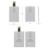 Transparent Card Size USB Flash Drives 