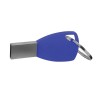 Personalized Silicone Keychain USB Flash 8GB Blue