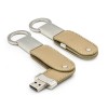 Personalized Logo Leather Key Chain USB Flash (Default)