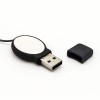 Personalized Oval Black Rubberized USB