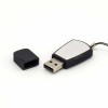Customized Black Rubberized USB Flash