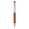 Personalized Metal Pen with Recycled Leather Barrel | KORU