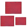 Red Wooden Plaques Horizontal with Box 
