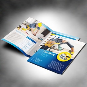 Flyers Printing (A3 Folded to A4) For Advertising and Distribution