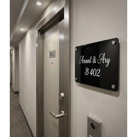Acrylic Door Plate for Home