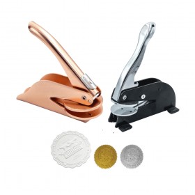 Heavy Duty Embosser Stamp Machine - Embosser for Certificates, Documents, Logos, Corporate Seals, and Official Paperwork