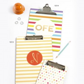 Personalized Flat / Standard Clipboards 4 Color CMYK Sublimation Printing - Clip Boards with Common Data