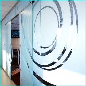 Office Window / Glass Frosting Decoration