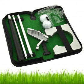 Indoor Mini Golf Set (With Leather Pouch)