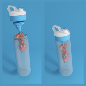 Tacx Fuse Squeezable Personalized Life Style Bottle